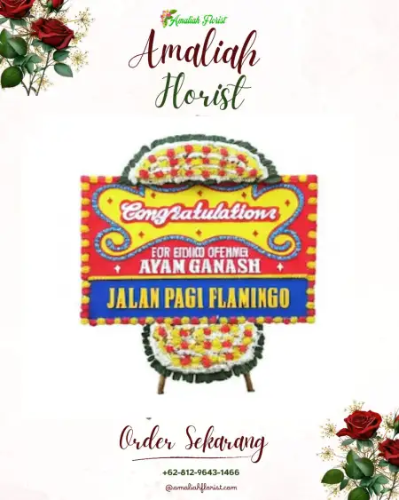 Sewa Papan Bunga Purangi